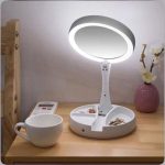 آینه رینگ لایت دار رومیزی