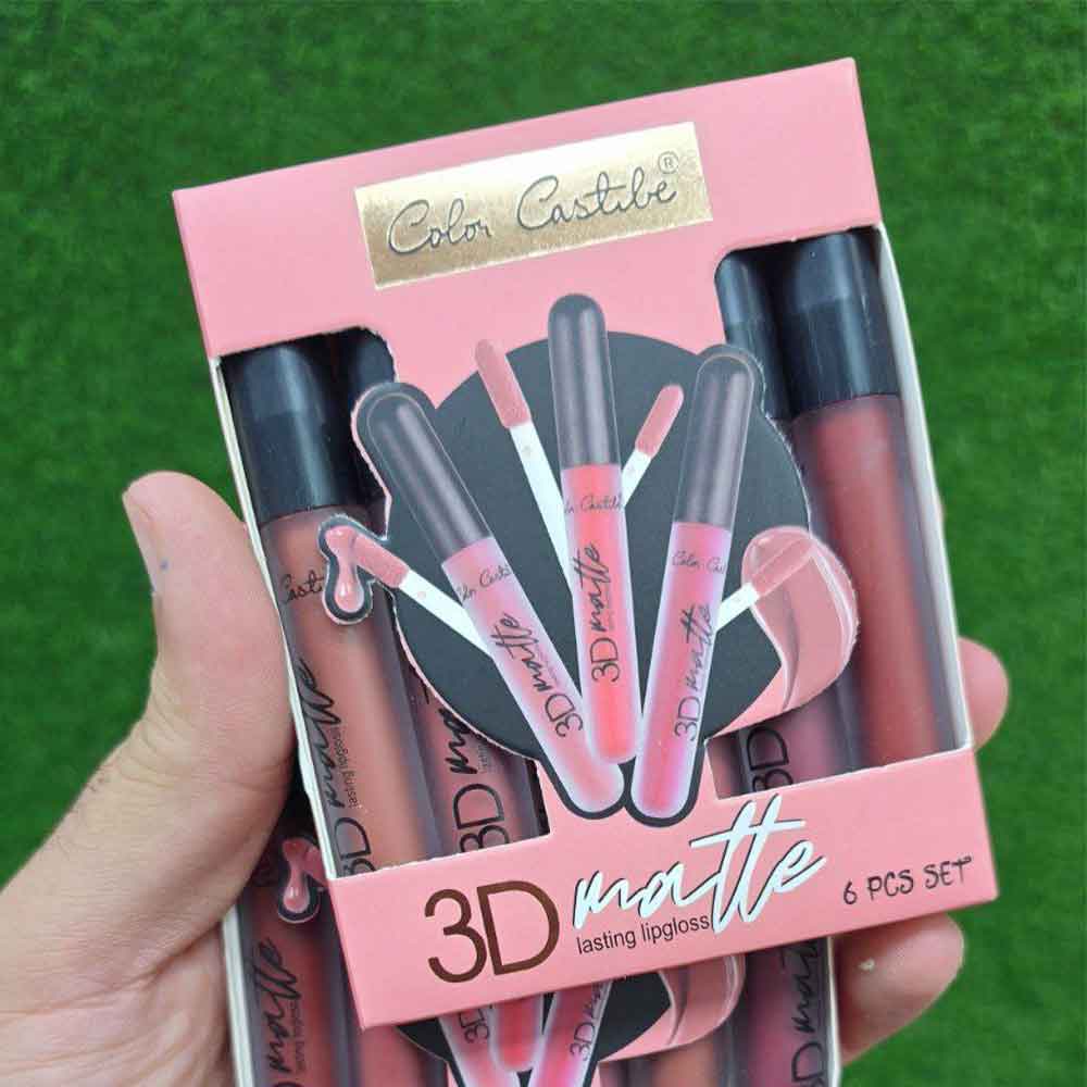 پک رژ لب مدل 3D برند کالر کاستل