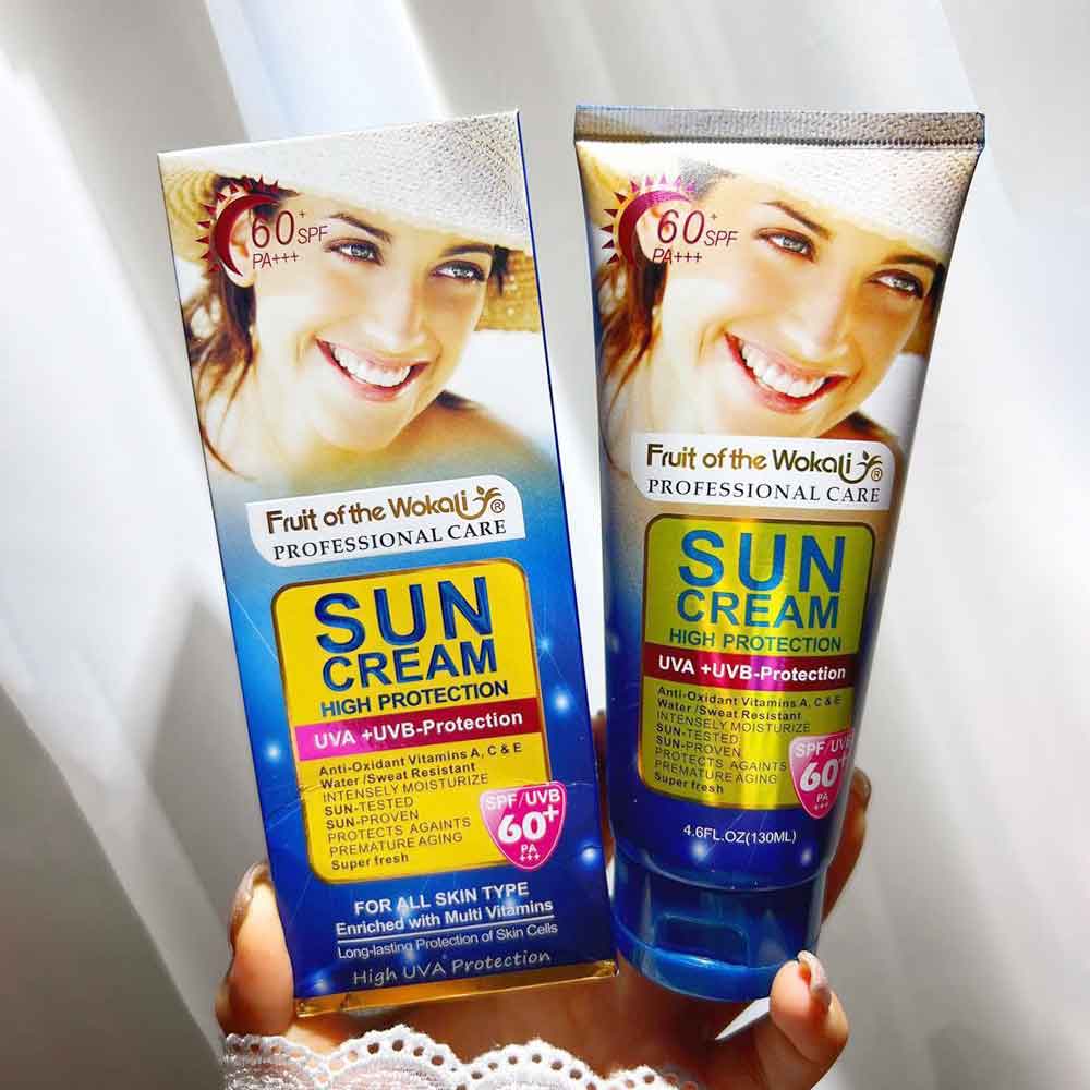 کرم ضد آفتاب spf60 وکالی