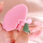 براش رژ گونه و کرم پودر جعبه دار صورتی
