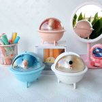 چراغ خواب و بخور فانتزی طرح فضانورد و خرگوش