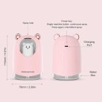 اجزا و شماتیک جزئیات بخور سرد طرح خرس مدل HUMIDIFIER