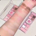 پالت سایه و هایلایتر و رژگونه قلبی میس لارا