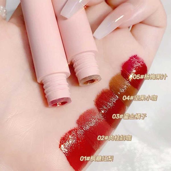 پک رژ لب مایع 5 عددی کره ای مدل شکلاتی مجیک کاسا MAGIC CASA