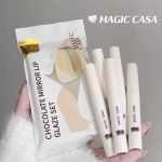 پک رژ لب مایع 5 عددی کره ای مدل شکلاتی مجیک کاسا MAGIC CASA