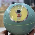 بخور و چراغ خواب ماه و فضانورد رنگ سبز