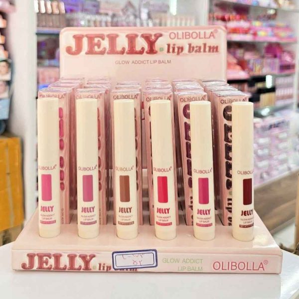 بالم لب رنگی اولیبولا مدل Jelly Glow Addict براق
