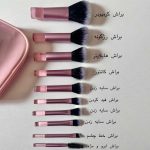 براش های موجود در ست براش آرایشی شین مسافرتی ۱۰ عددی