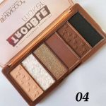 پالت سایه چشم ۶ رنگ سون کول مدل واکل مات و شاین رنگبندی اسموکی و قهوه‌ای تیره