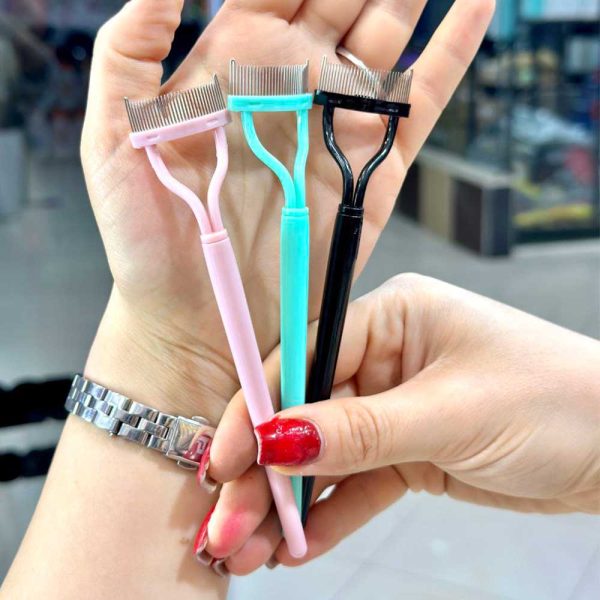 شانه مژه دندانه‌ فلزی جداکننده ریمل