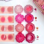 رنگبندی رژگونه و لیپ‌ماگ رومانتیک رین مدل Bounce Blush Go