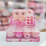 رژگونه و لیپ‌ماگ رومانتیک رین مدل Bounce Blush Go