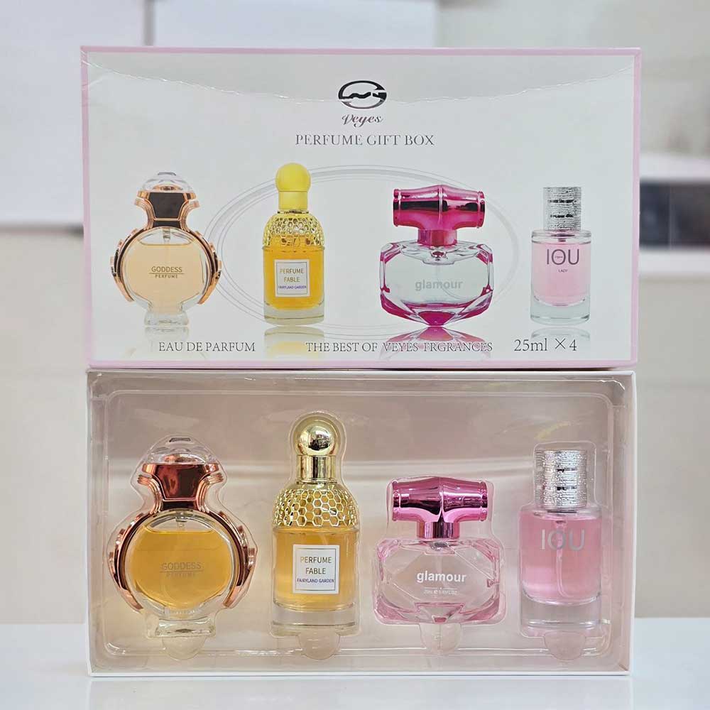 ست هدیه ۴ عددی عطر زنانه وی یس مدل Best of Fragrances حجم ۴ در ۲۵ میل