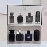 ست هدیه عطر ادوپرفیوم مردانه ویز مدل د بست مشکی ۲۵ میلی لیتر بسته ۴ عددی
