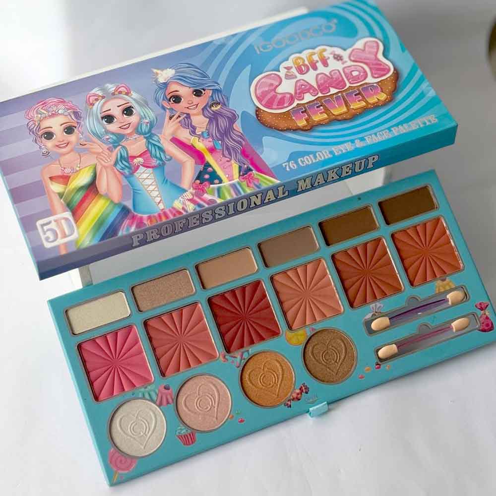 پالت سایه چشم ۷۶ رنگ candy آیگودکو