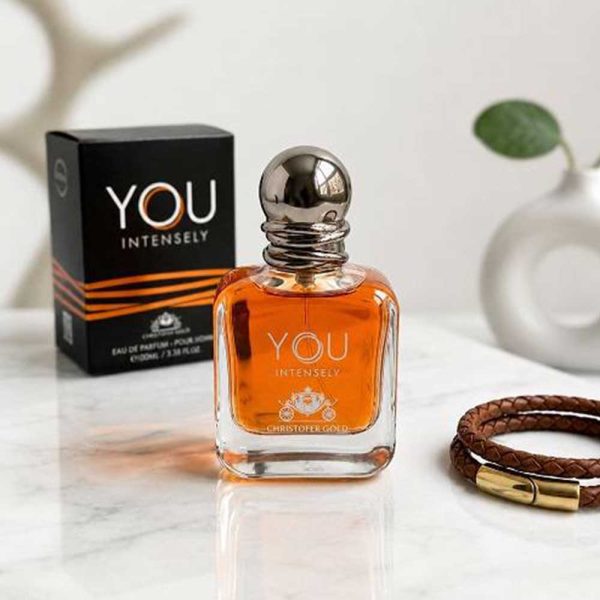 عطر ادکلن مینی جورجیو آرمانی استرانگر ویت یو اینتنسلی (کریستوفر گلد) | Giorgio Armani Stronger with You Intensely (Christofer Gold) حجم 30 میل(شرکتی)